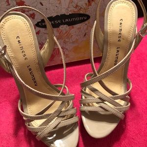 Chinese Laundry Ankle Strap Platform Heels